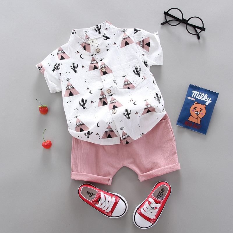 Boy's Cute Summer Set