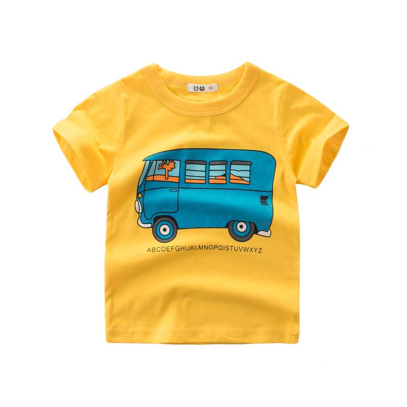 Boy's Summer Printed Cotton T-Shirt