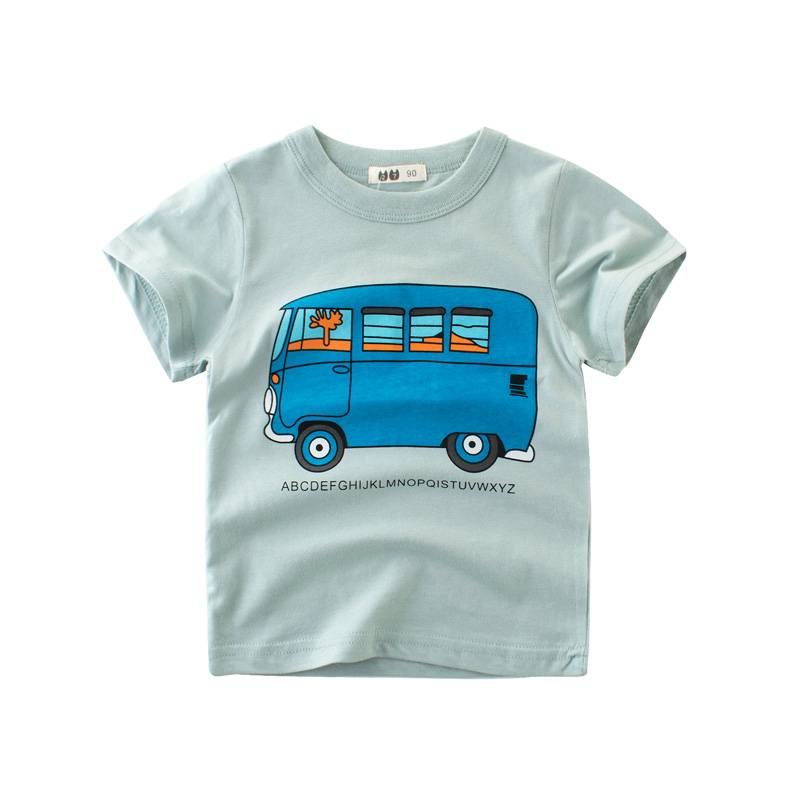 Boy's Summer Printed Cotton T-Shirt