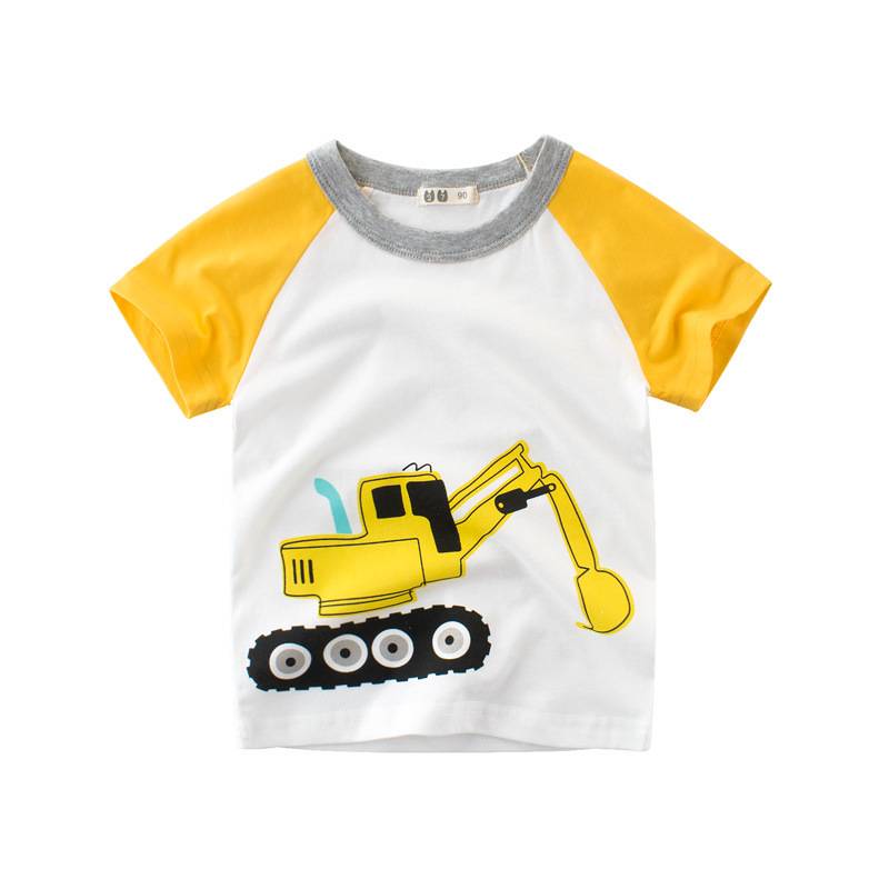 Boy's Summer Printed Cotton T-Shirt