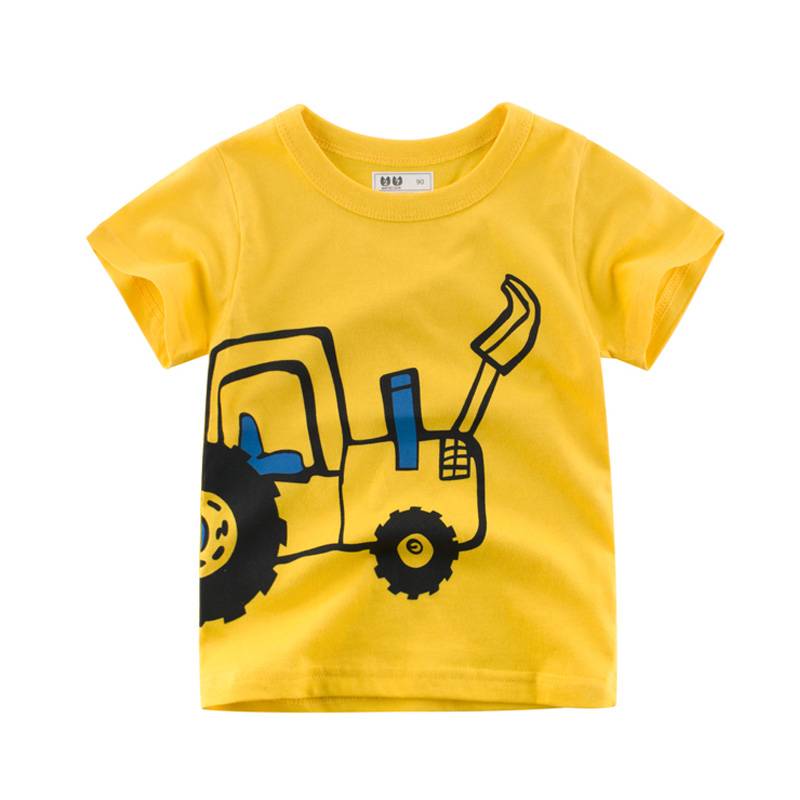 Boy's Summer Printed Cotton T-Shirt