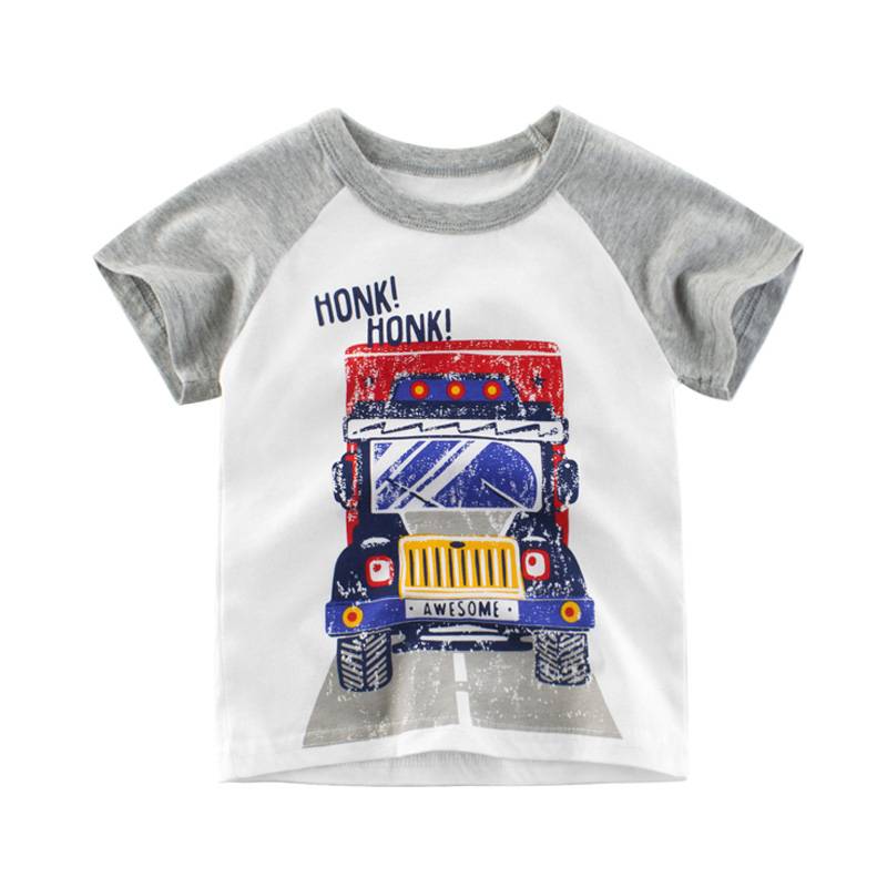 Boy's Summer Printed Cotton T-Shirt