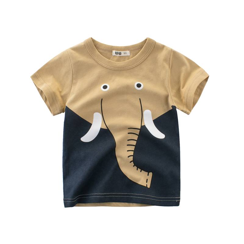 Boy's Summer Printed Cotton T-Shirt