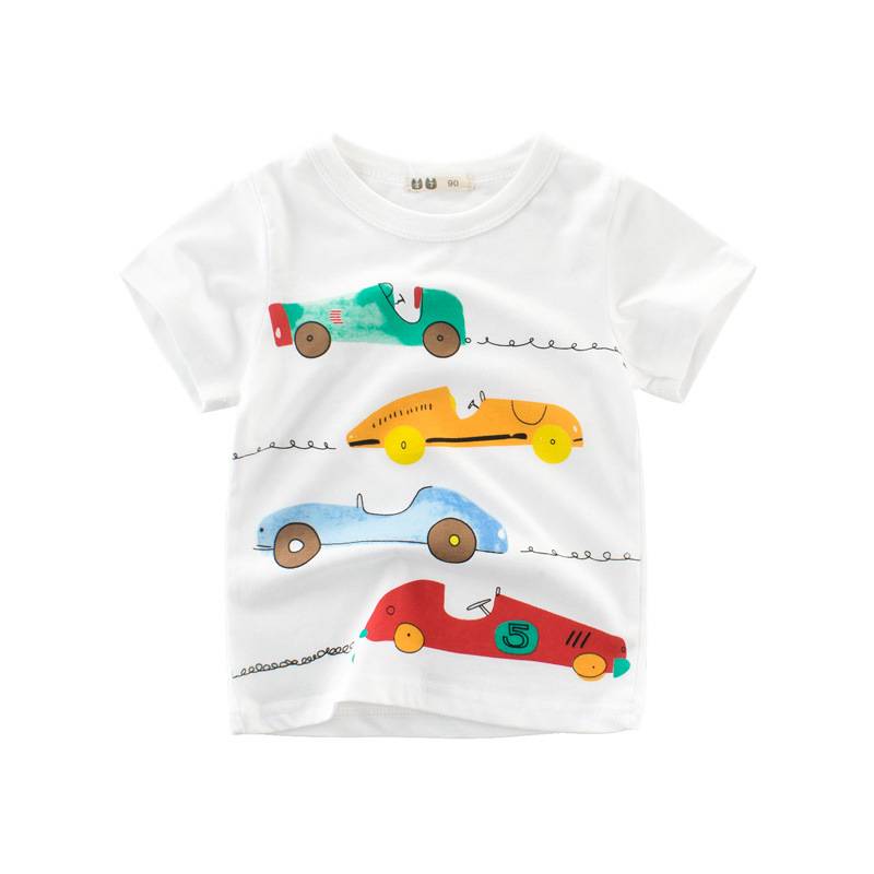 Boy's Summer Printed Cotton T-Shirt