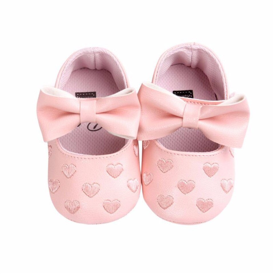 Baby Girl's Hearts Patterned Summer Shoes