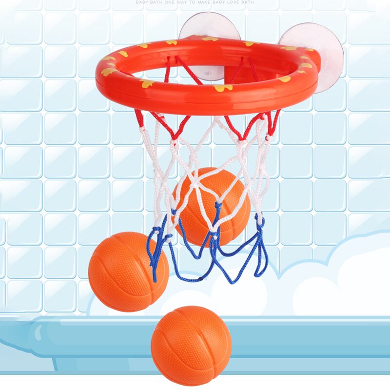 Basketball Hoop with 3 Balls Bath Toy for Kids