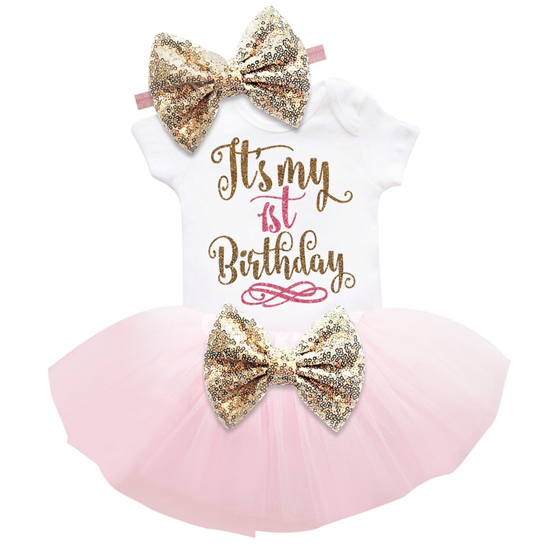 Baby Girl's First Birthday Dress