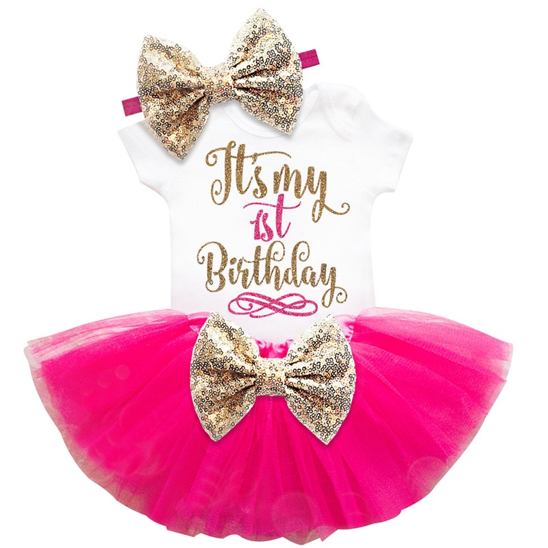 Baby Girl's First Birthday Dress