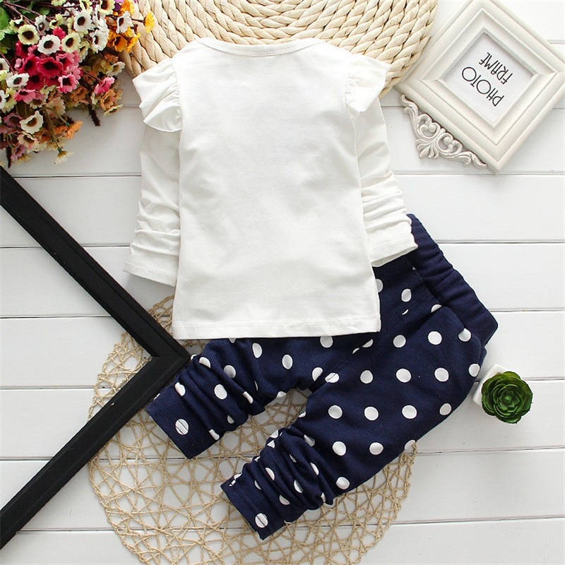 Long Sleeved T-Shirt and Pants for Girls