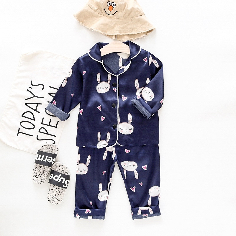 Animals Fruits Foods Printed Summer Baby Pajama Set