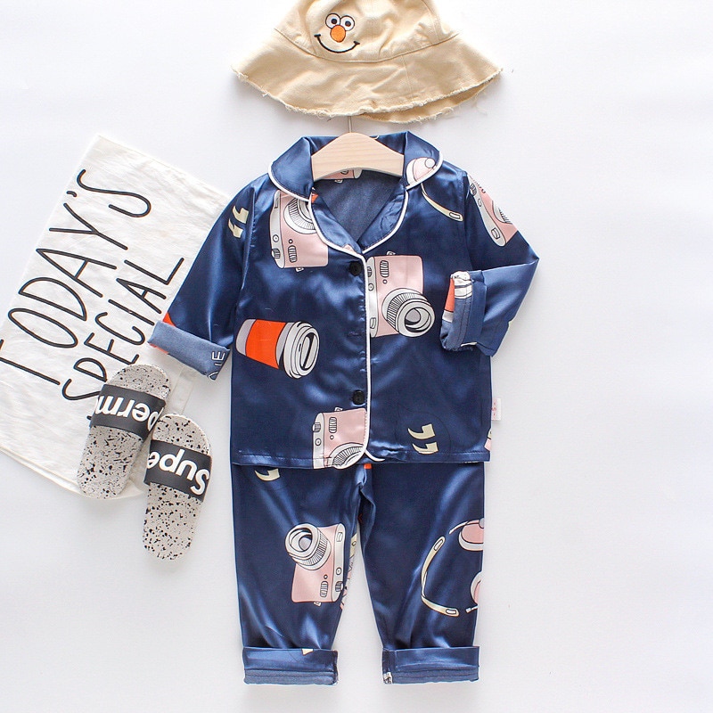 Animals Fruits Foods Printed Summer Baby Pajama Set