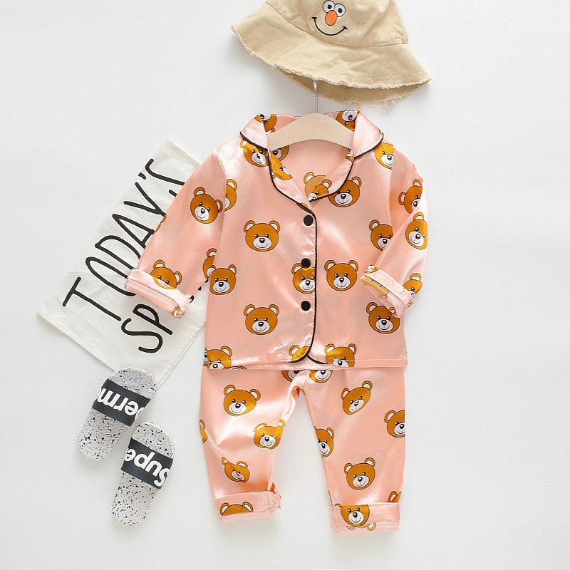 Animals Fruits Foods Printed Summer Baby Pajama Set